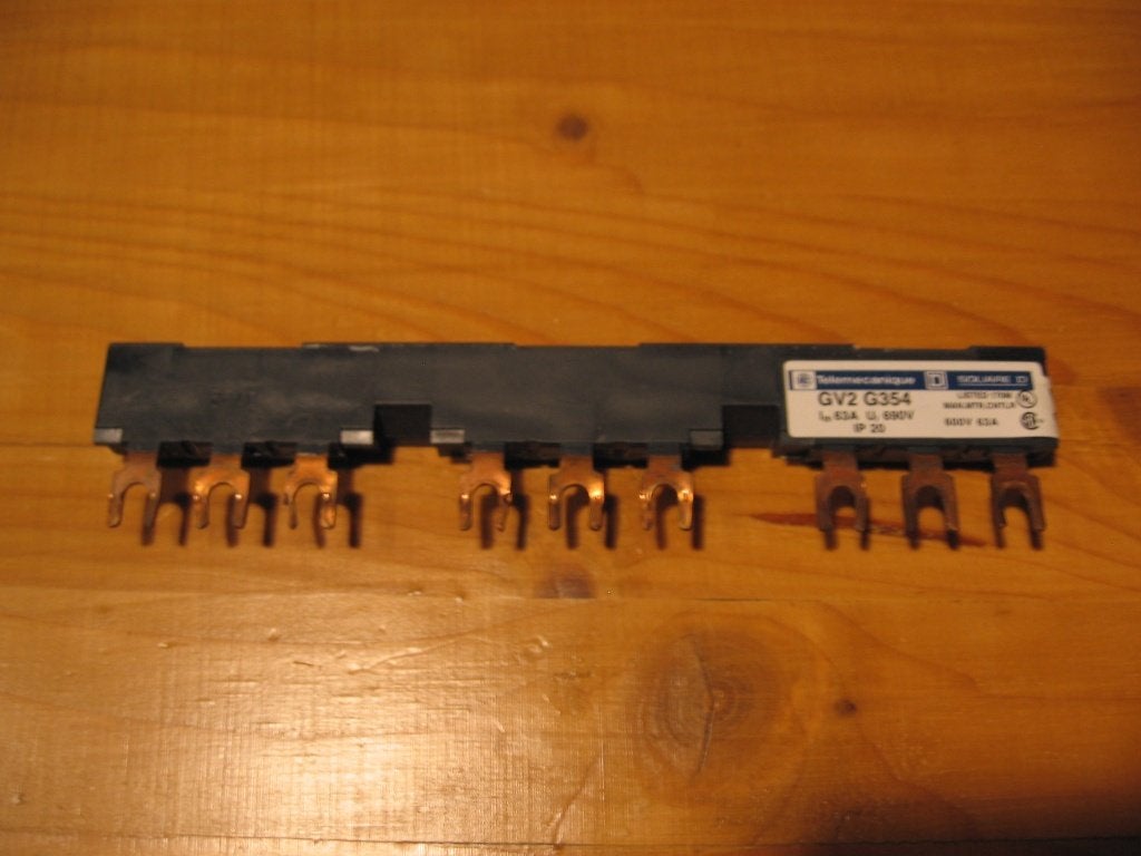Telemecanique kamrail GV2-G... busbar., Ophalen of Verzenden, Gebruikt