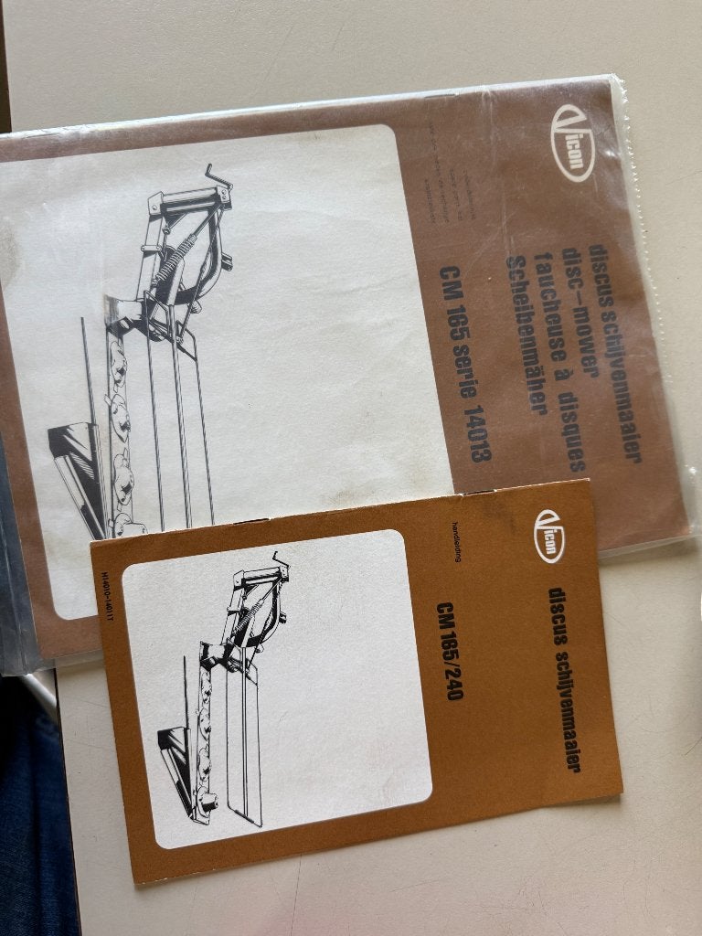 Handleiding voor vicon cm 165/cm240, Ophalen of Verzenden