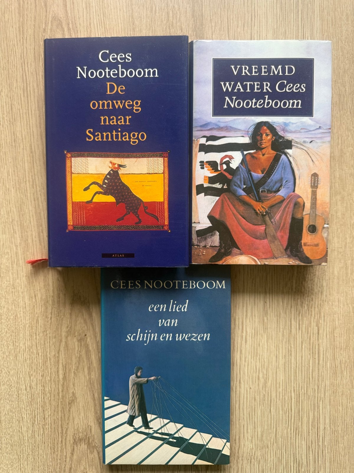 Cees Nooteboom Boeken: De omweg naar Santiago, Vreemd Water, Ophalen of Verzenden, Gelezen, Nederland