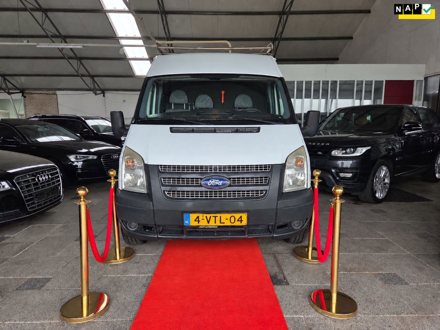 Ford Transit XL met Imperiaal + Ladder!, Euro 5, 125 pk, Gebruikt, 4 cilinders