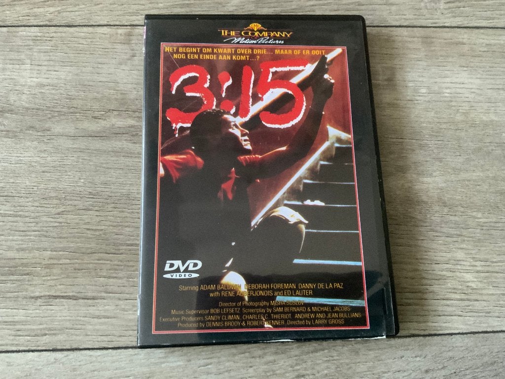 DVD - 3:15 Adam Baldwin 1986, Alle leeftijden, Ophalen of Verzenden, Zo goed als nieuw, Actiethriller