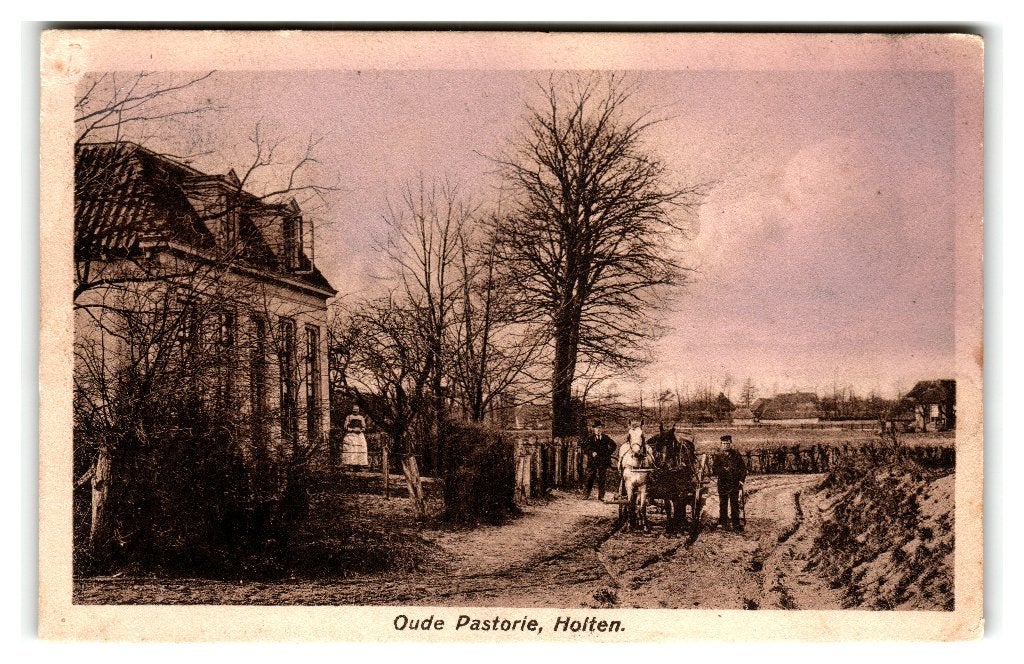 Holten, Oude Pastorie, Verzenden, 1920 tot 1940, Ongelopen, Overijssel