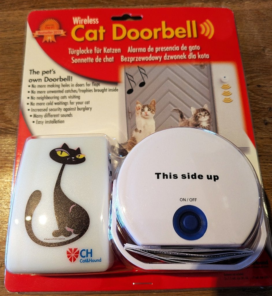 deurbel kat nieuw in verpakking., Dieren en Toebehoren, Katten-accessoires, Ophalen of Verzenden, Nieuw