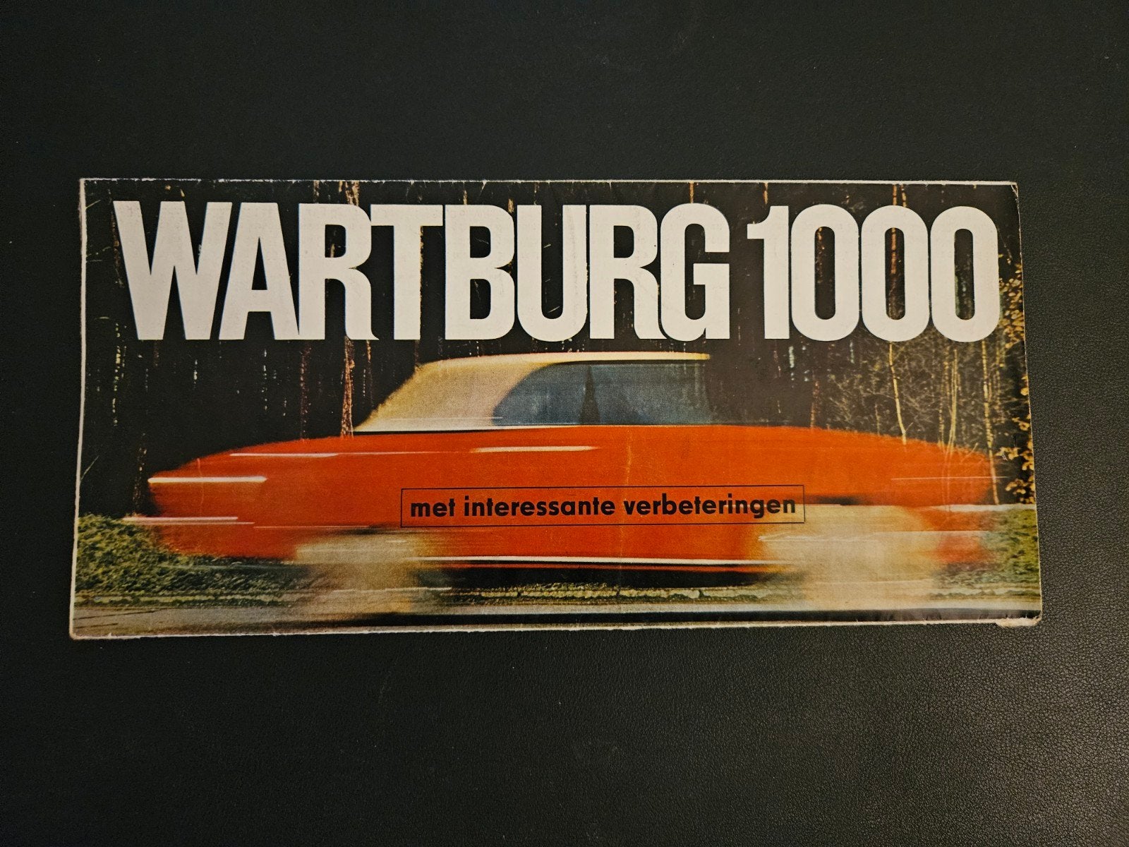 Brochure Wartburg 1000 1965, Ophalen of Verzenden, Zo goed als nieuw, Overige merken