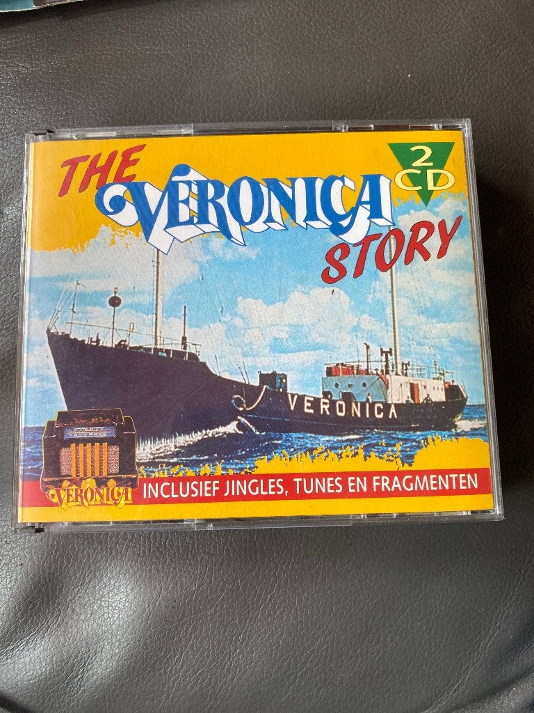 The Veronica Story 2 CD - Inc Jingles, Tunes en Fragmenten, Gebruikt, Ophalen of Verzenden, Inclusief boekje, Verzamelalbum