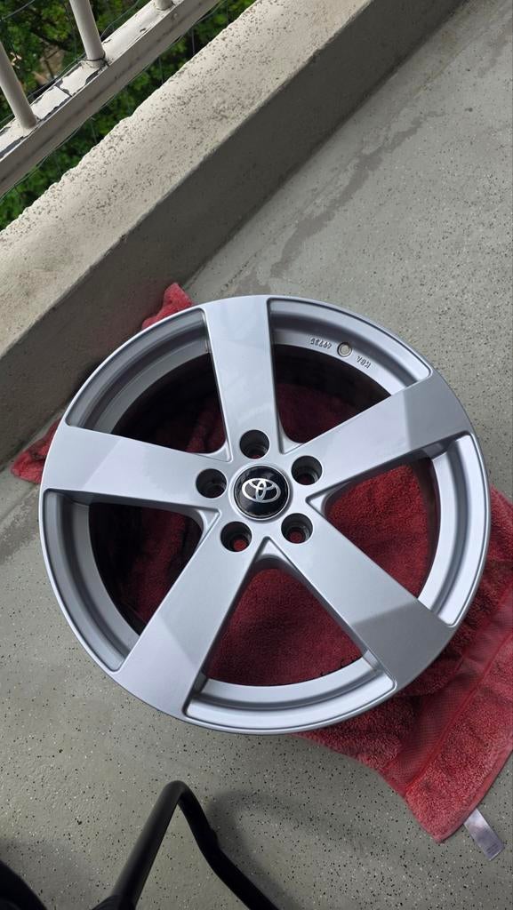 Set 17" velgen (steek 5x114.3), Gebruikt, Velg(en), 17 inch, Ophalen of Verzenden
