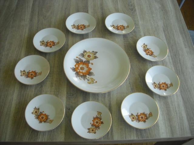 gebakstel, Ophalen of Verzenden, Nieuw, Porselein, Overige stijlen