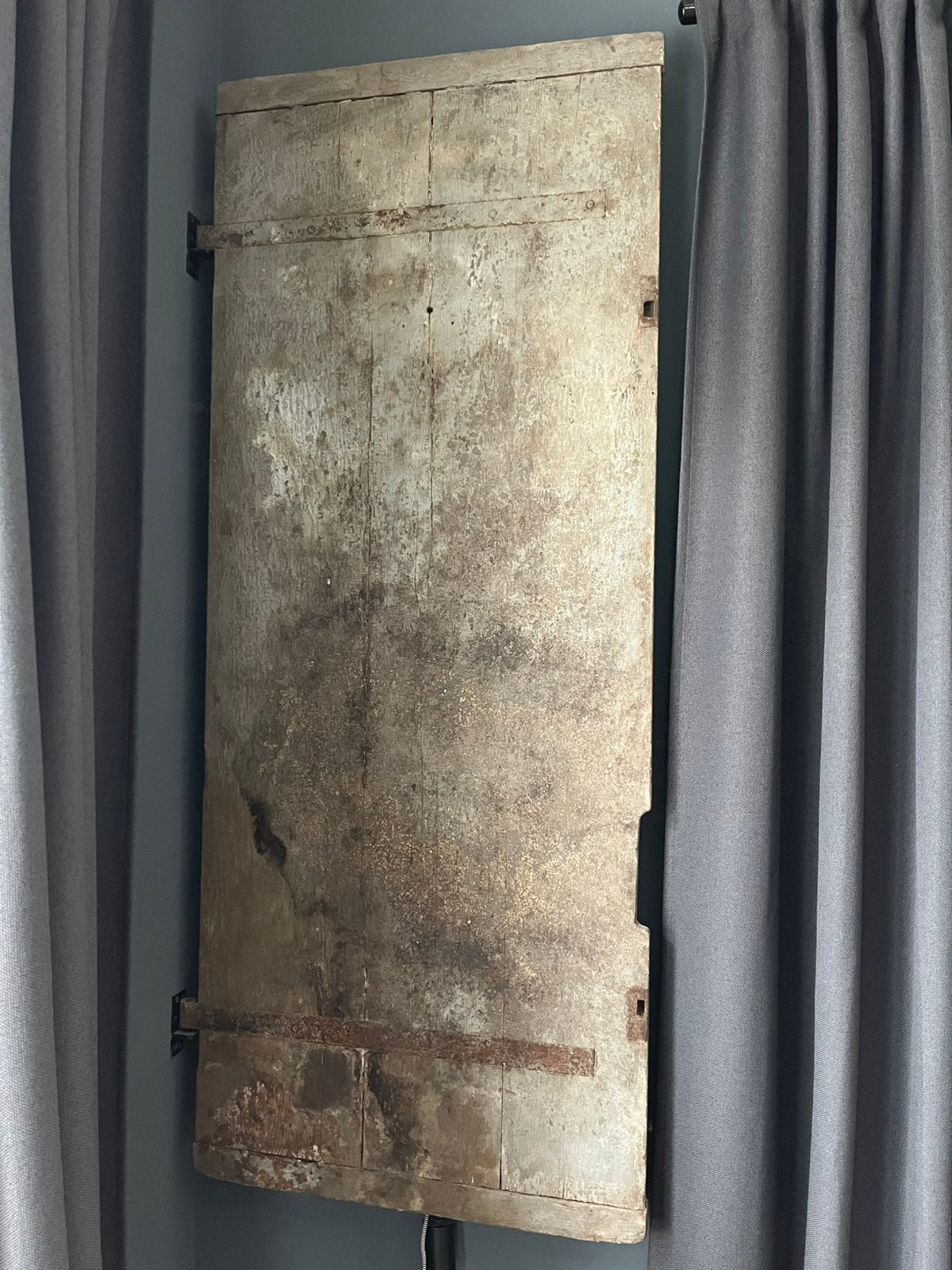 Oud houten luik, Antiek en Kunst, Curiosa en Brocante, Ophalen