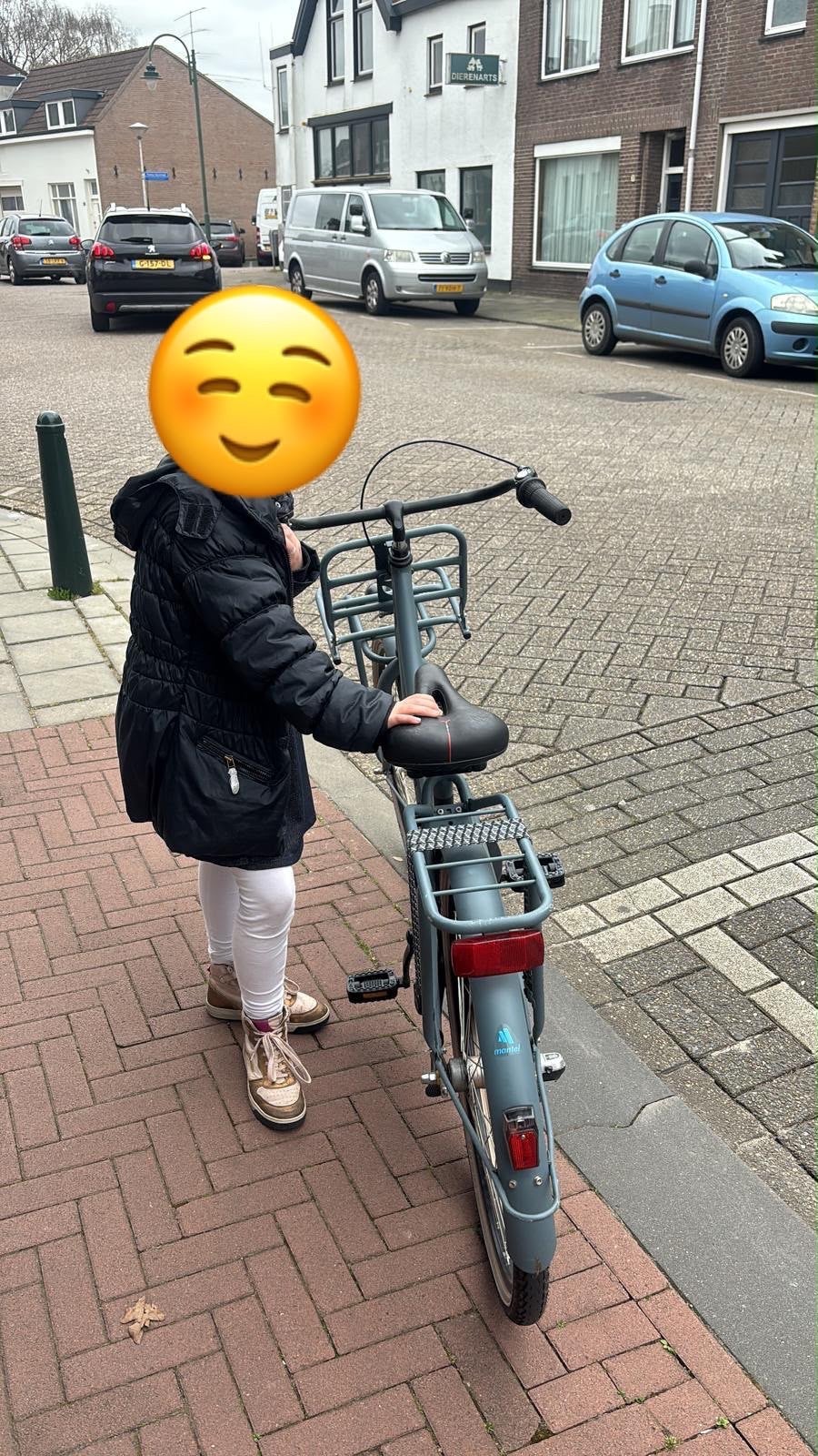 Goed onderhouden Cortina damesfiets, Terugtraprem, Gebruikt, Versnellingen, 50 tot 53 cm