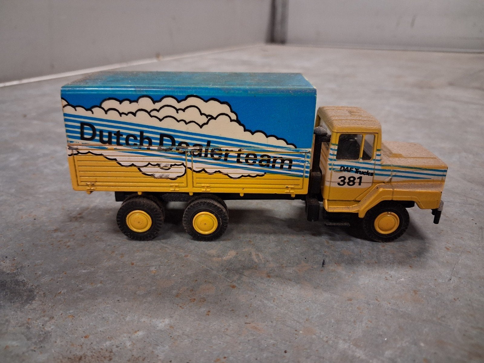 DAF Trucks Rally Paris-Dakar Speelgoedvrachtwagen, Ophalen, Gebruikt