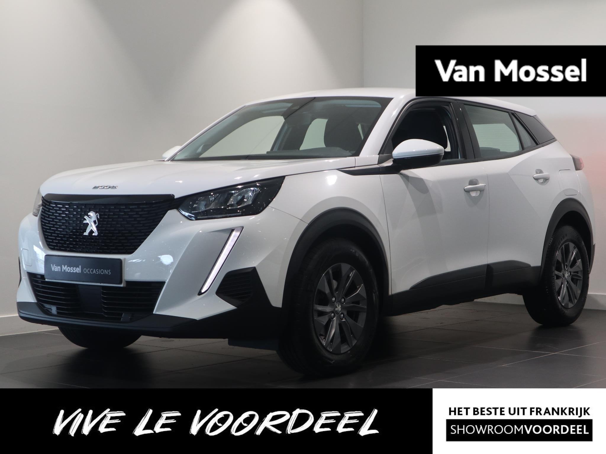Peugeot 2008 Active HOGE INSTAP - HANDBAK - APPLE CARPLAY/ A, Auto's, Stof, Gebruikt, Euro 6, 1199 cc