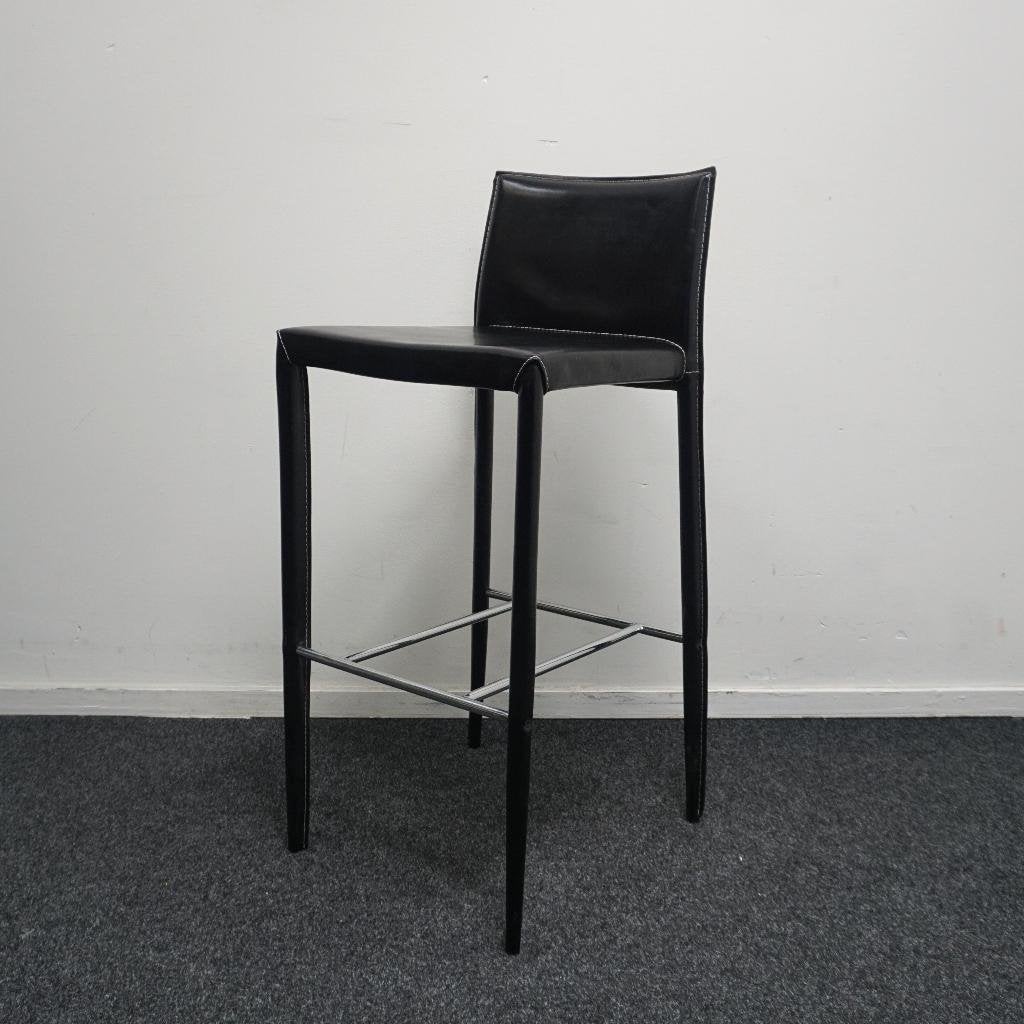 Bontempi Linda Barkruk | Leer | Metaal | Zithoogte 77 cm