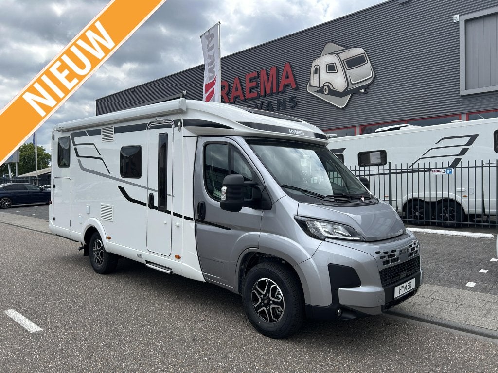 Hymer Exsis-T 580 PURE Automaat, schotel, tv, Caravans en Kamperen, Campers, Automaat, Luifel, Ringverwarming, Fiat