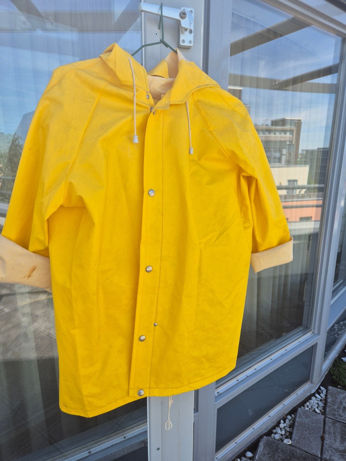 Gele regenjas, 100% waterdicht, maat ES, Ophalen of Verzenden, Wetsuit