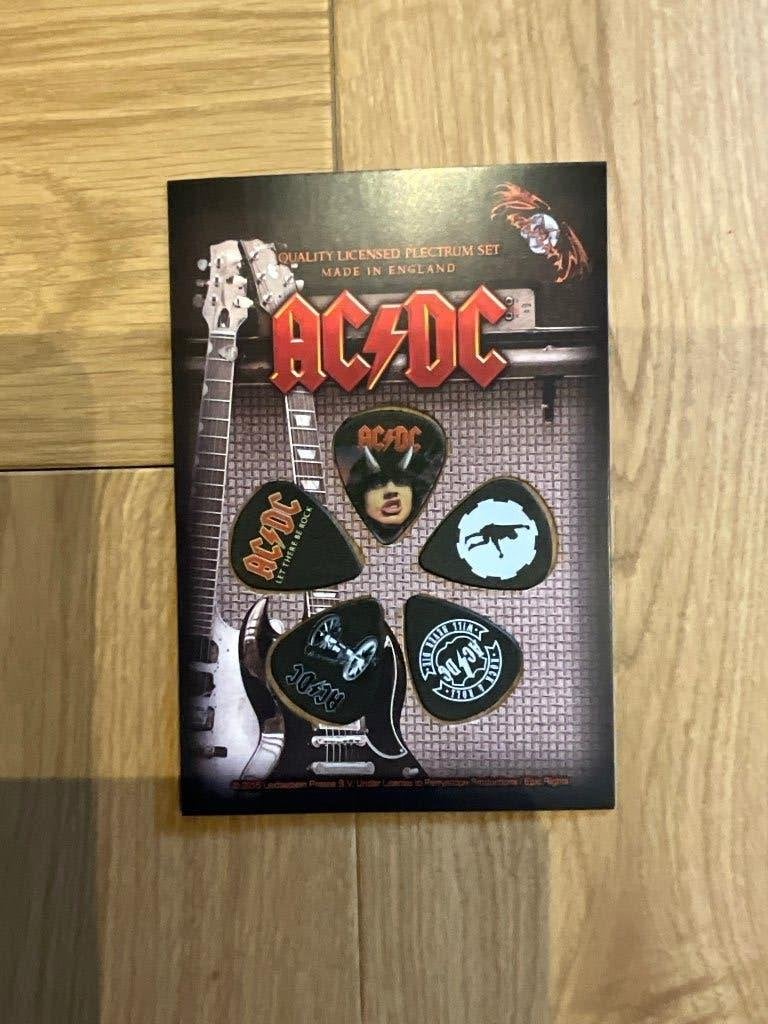 Plectrumset van AC/DC - Highway / For Those / Let There, Plectrumset van AC/DC - Highway / For Those / Let There, Emen, Nieuw