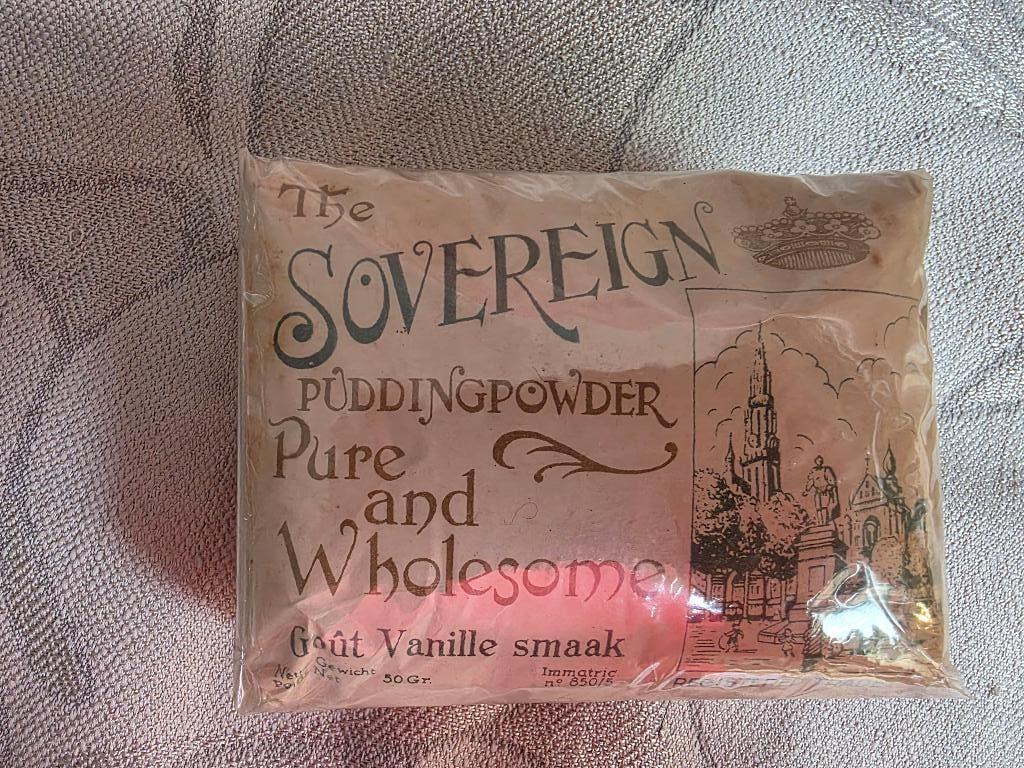 The Sovereign Puddingpoeder vanillesmaak, Ophalen of Verzenden, Nieuw, Verpakking