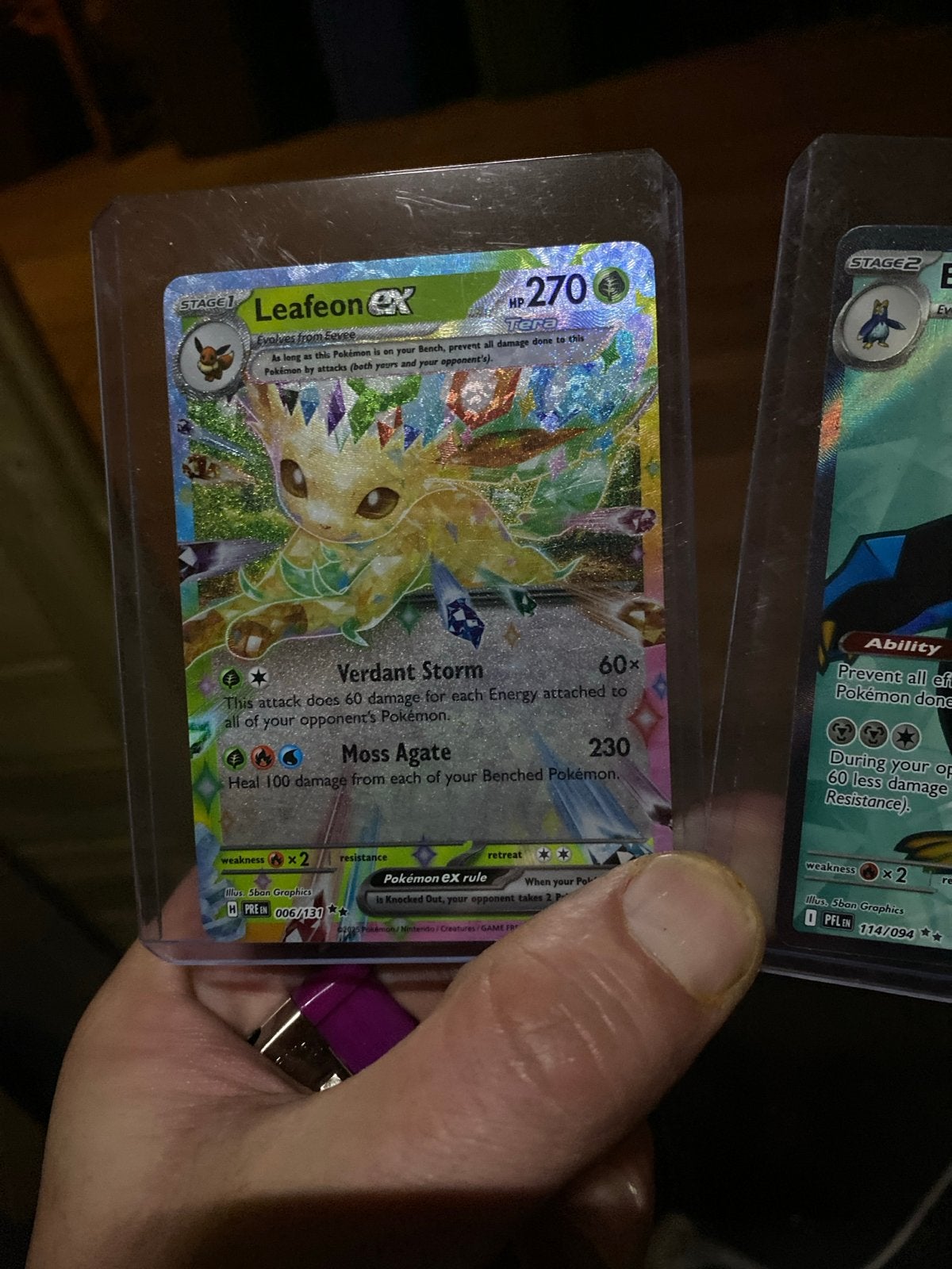 Leafeon GX & Empoleon GX Pokémon kaarten, Hobby en Vrije tijd, Verzamelkaartspellen | Pokémon, Ophalen of Verzenden, Zo goed als nieuw