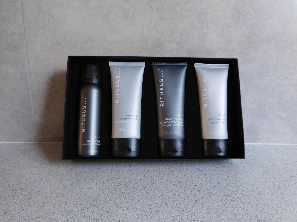 Luxe Pakket Hommes Rituals, Sieraden, Tassen en Uiterlijk, Uiterlijk | Lichaamsverzorging, Ophalen of Verzenden, Nieuw, Bad & Douche