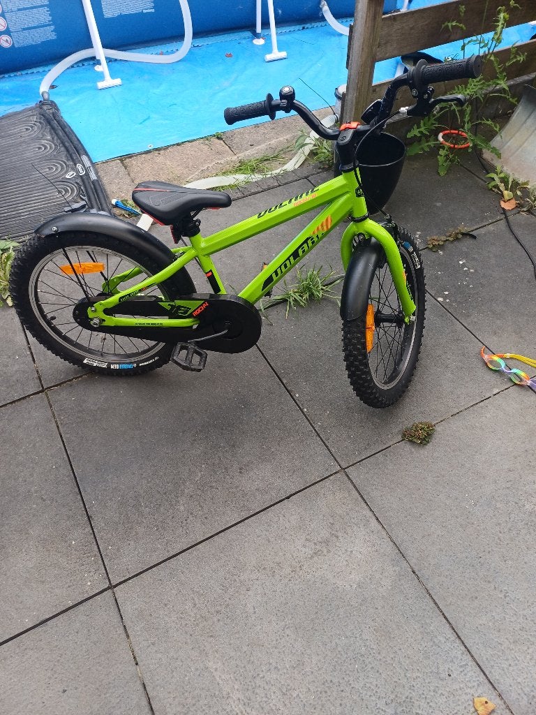 18 inch kinder fiets, Ophalen, Terugtraprem, Gebruikt, Volare