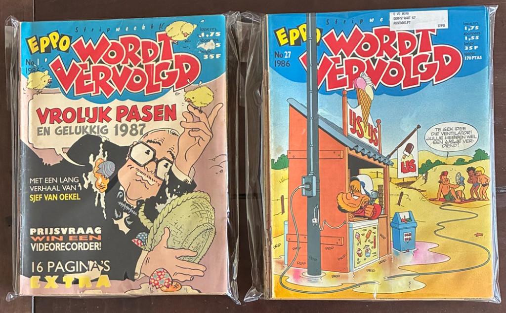 Eppo wordt vervolgd 1986 compleet, Complete serie of reeks, Ophalen, Nieuw