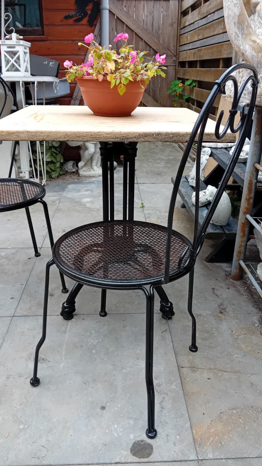 Bistrosetje vintage., Tuin en Terras, Ophalen, Overige materialen