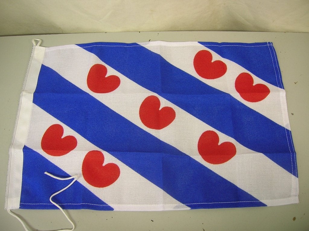 Vlag Friesland, 40 x 60 cm, Watersport en Boten, Ophalen of Verzenden, Nieuw, Overige typen