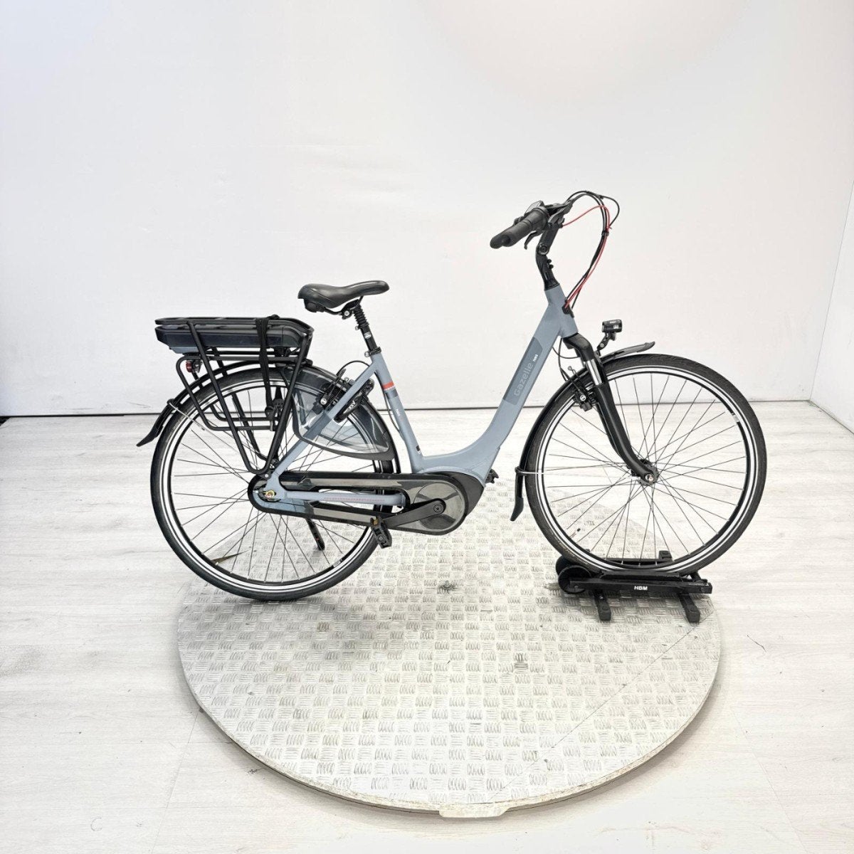 Gazelle Paris C7 HMB | 1.985 km | 400Wh Dames blauw 49cm, Ophalen, Gebruikt, -, -