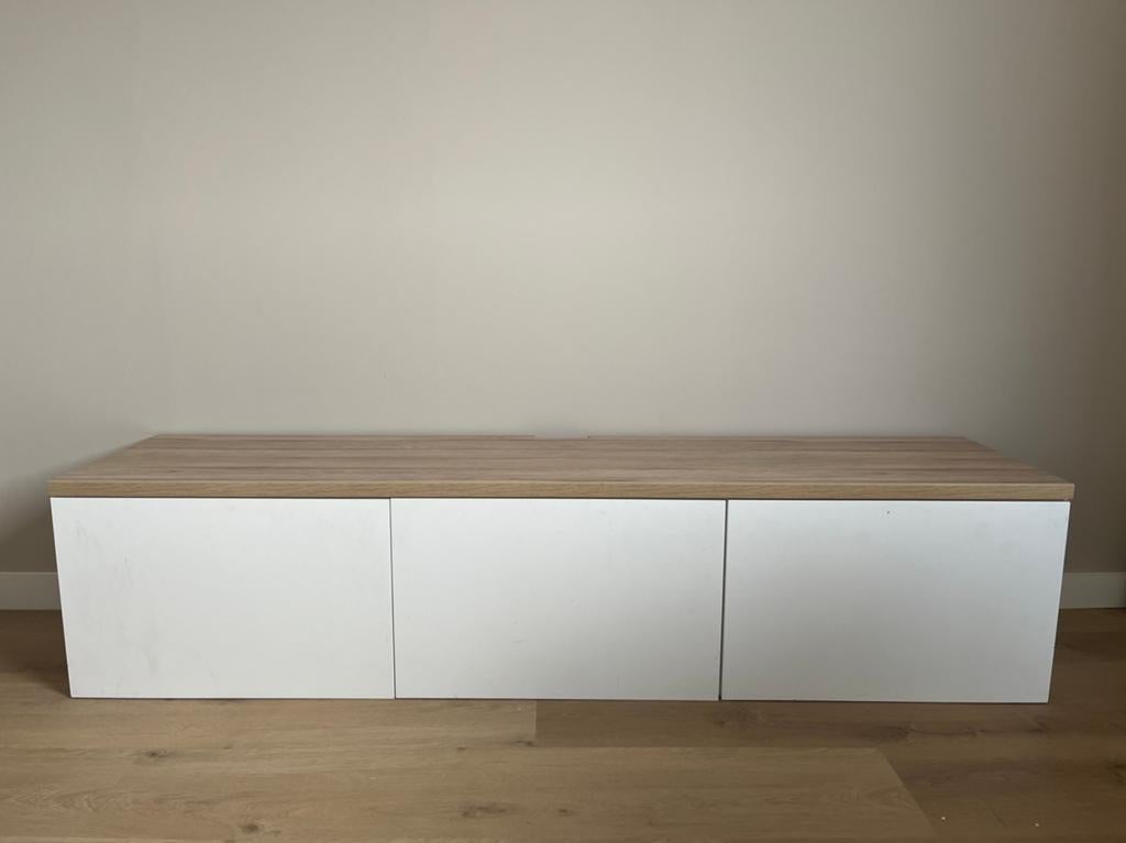 Ikea tv meubel Besta, Huis en Inrichting, Kasten | Televisiemeubels, Ophalen, 150 tot 200 cm, Zo goed als nieuw, Minder dan 100 cm