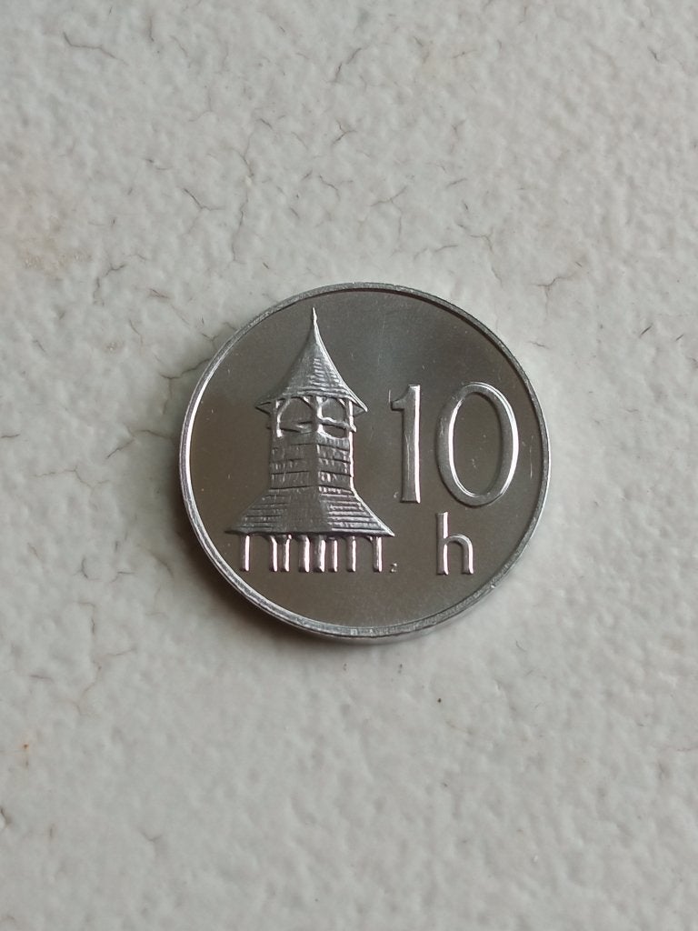Slowakije 10 haleru 1999., Ophalen of Verzenden, Overige landen, Losse munt