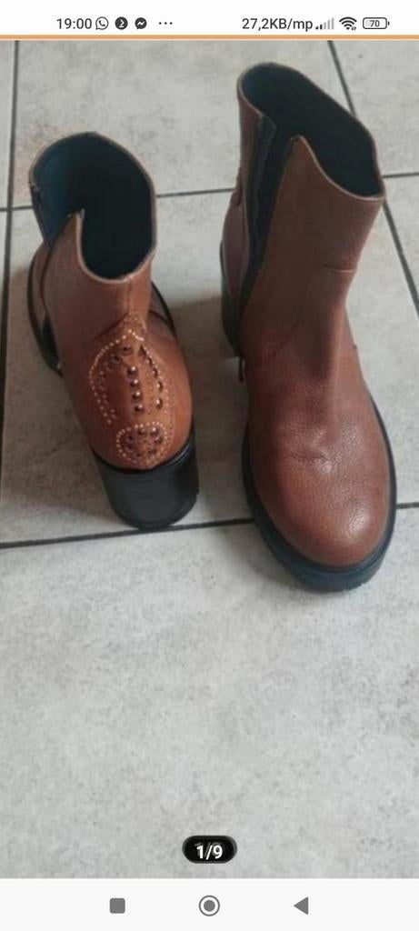 ROBERTO D' ANGELO bruin dameslaarzen maat 37, Kleding | Dames, Schoenen, Ophalen of Verzenden, Zo goed als nieuw, Bruin, Hoge laarzen