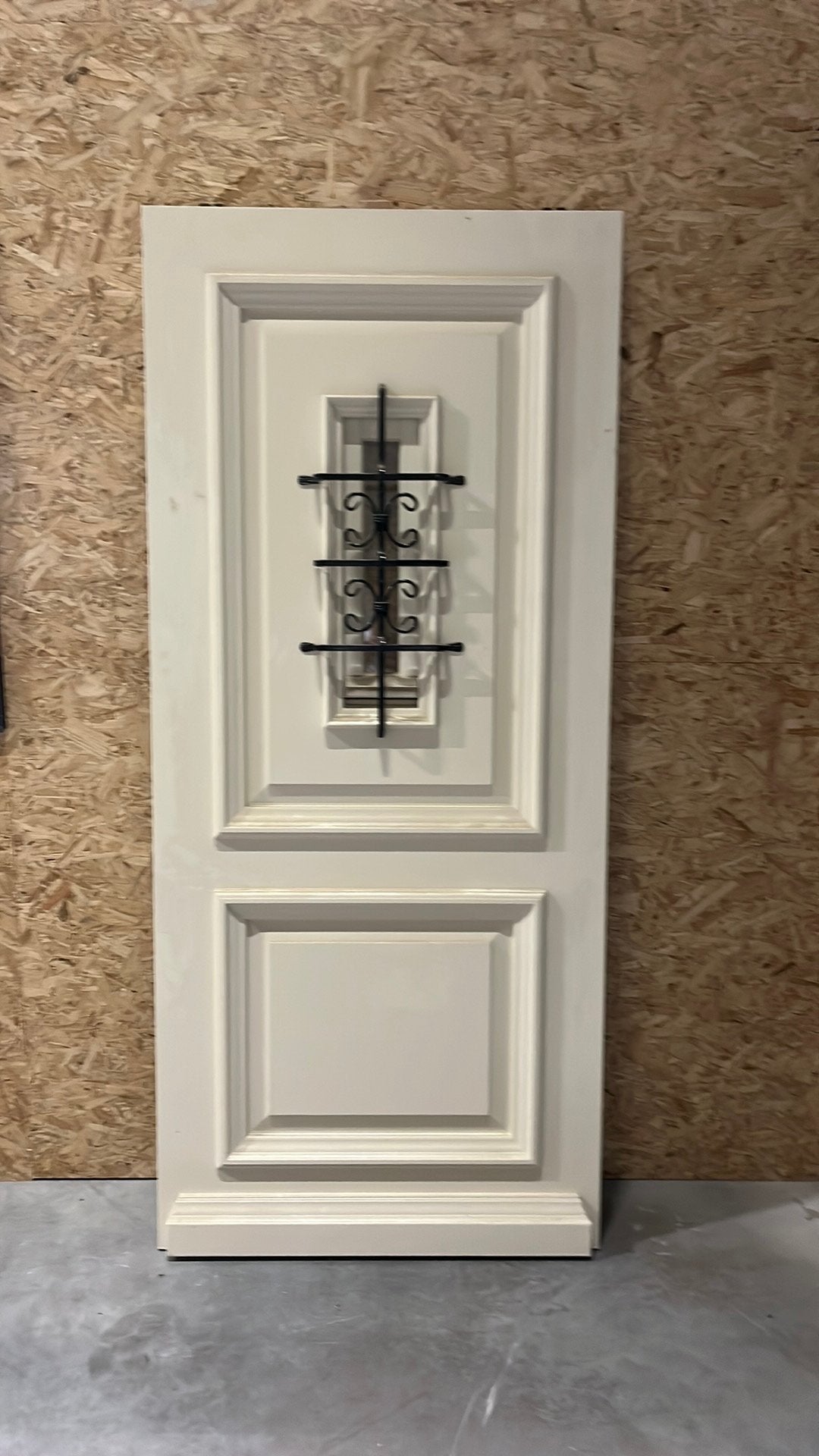 Voordeur nieuw uit de showroom 93x211.5. 40mm, Ophalen, 200 tot 215 cm, Glas, Buitendeur