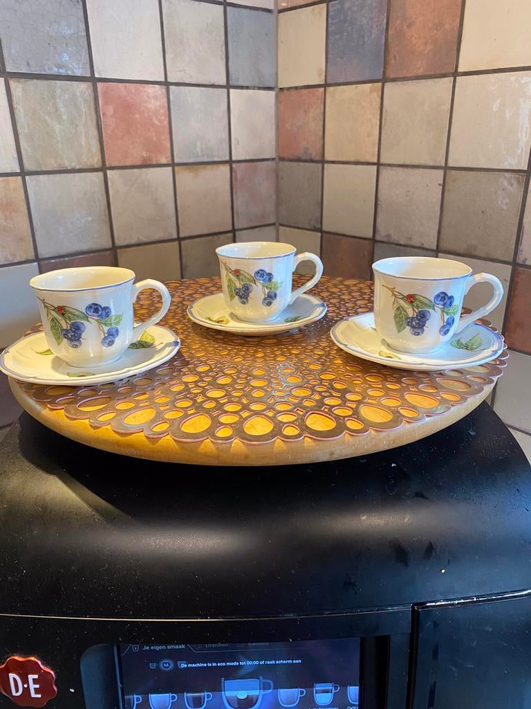 Villeroy & Boch 1748,”Cascara Collection,3 espresso kop/scho, Ophalen of Verzenden