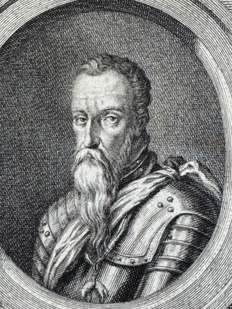 Hertog Alva - Spanje Nederland - 80 jarige oorlog P0870-09, Antiek en Kunst, Ophalen of Verzenden, Ets, 1700 - 1799