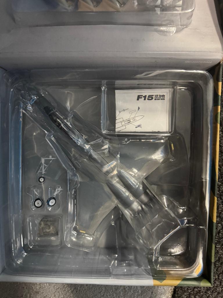 Herpa 1:72 F-15C Eagle Diecast Louisiana ANG 122 FS 580038, Ophalen of Verzenden, Zo goed als nieuw, Schaalmodel