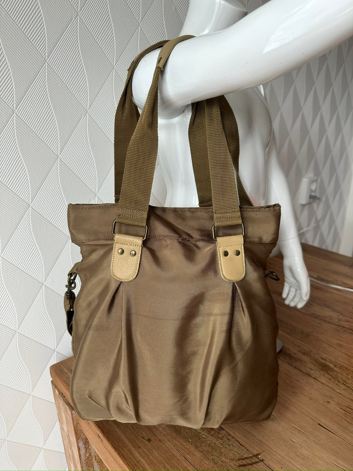 Tas Burberry, kaki/bruin, Ophalen of Verzenden, Gebruikt, Bruin, Shopper