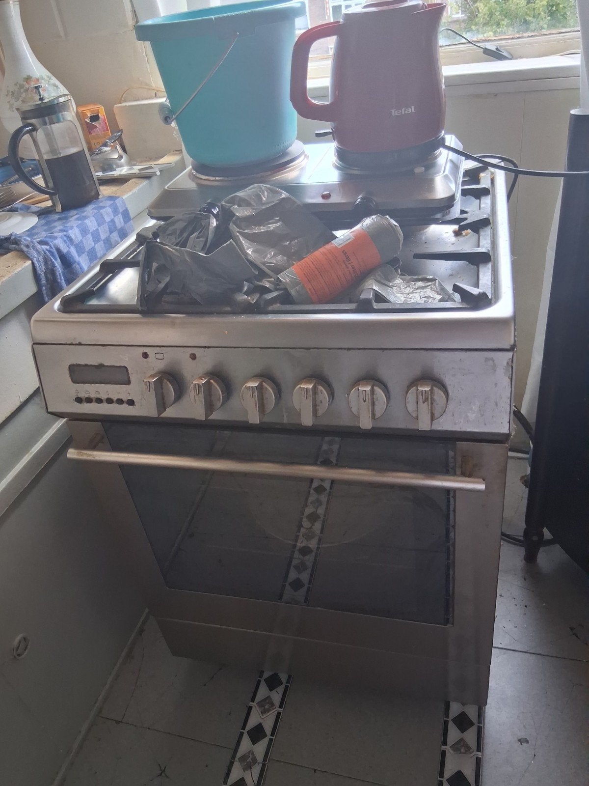 gasfornuis, Gas, Vrijstaand, 85 tot 90 cm, 4 kookzones