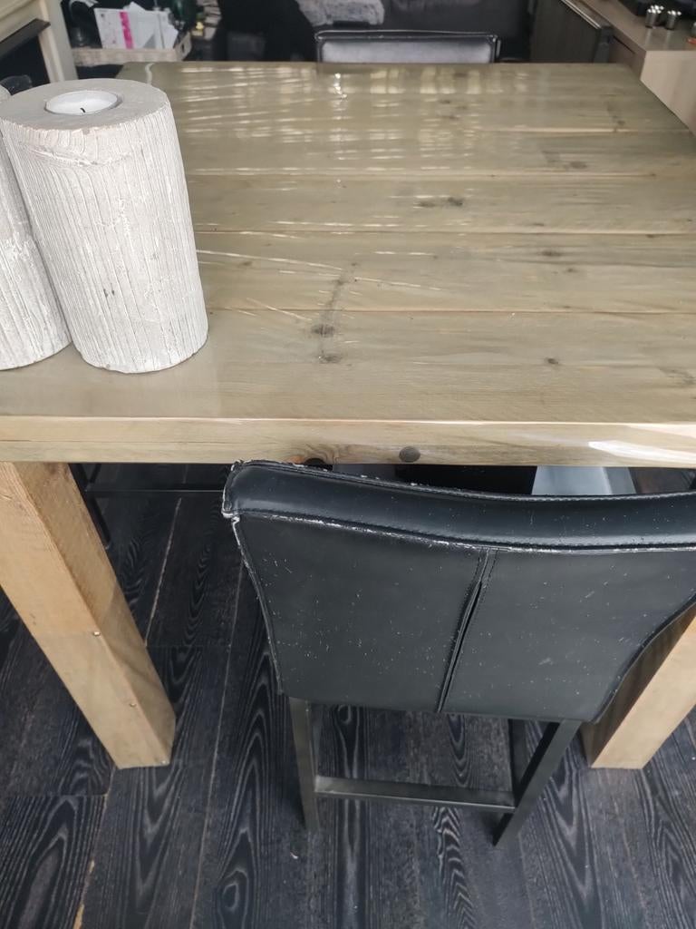 Bartafel, Huis en Inrichting, Ophalen, Gebruikt, 100 tot 150 cm, 50 tot 100 cm