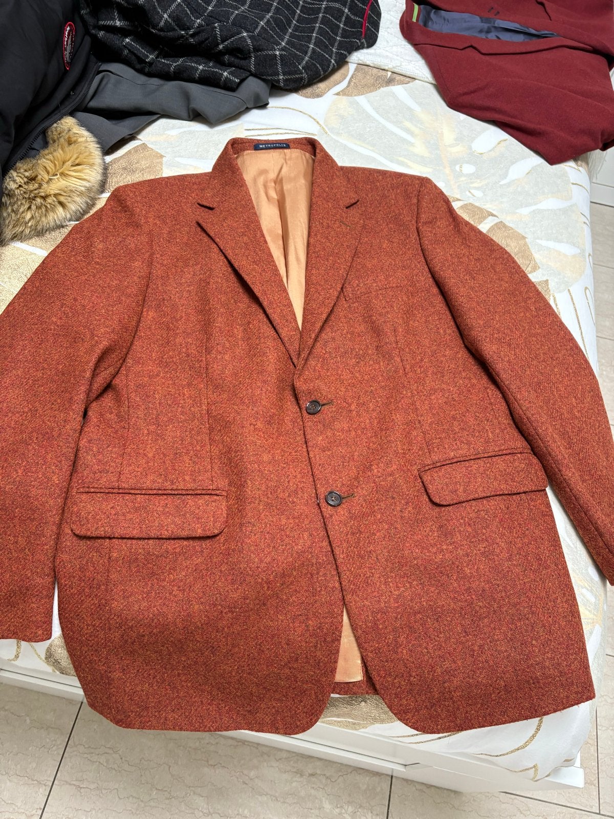 Metropolis colbert maat 56, Kleding | Heren, Ophalen of Verzenden, Nieuw, Maat 56/58 (XL), Oranje