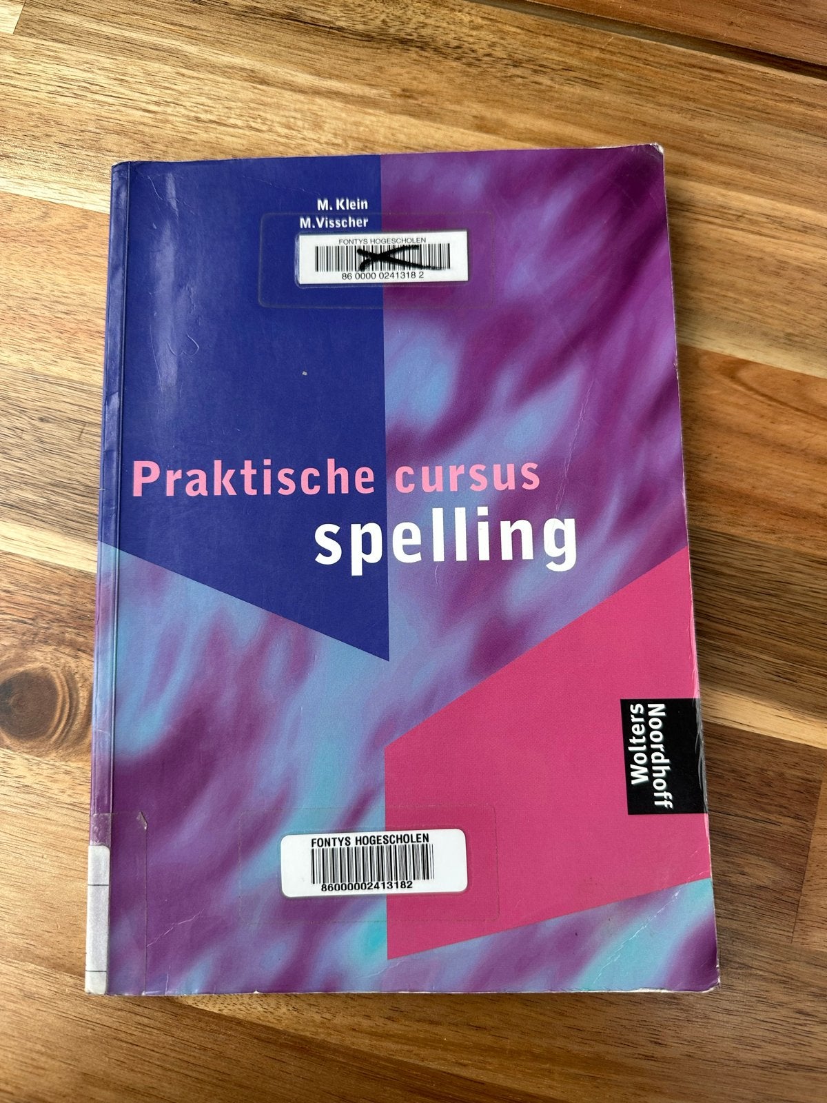 M. Visscher - Praktische cursus spelling, Boeken, M. Visscher; M. Klein, Ophalen of Verzenden, Zo goed als nieuw, Nederlands