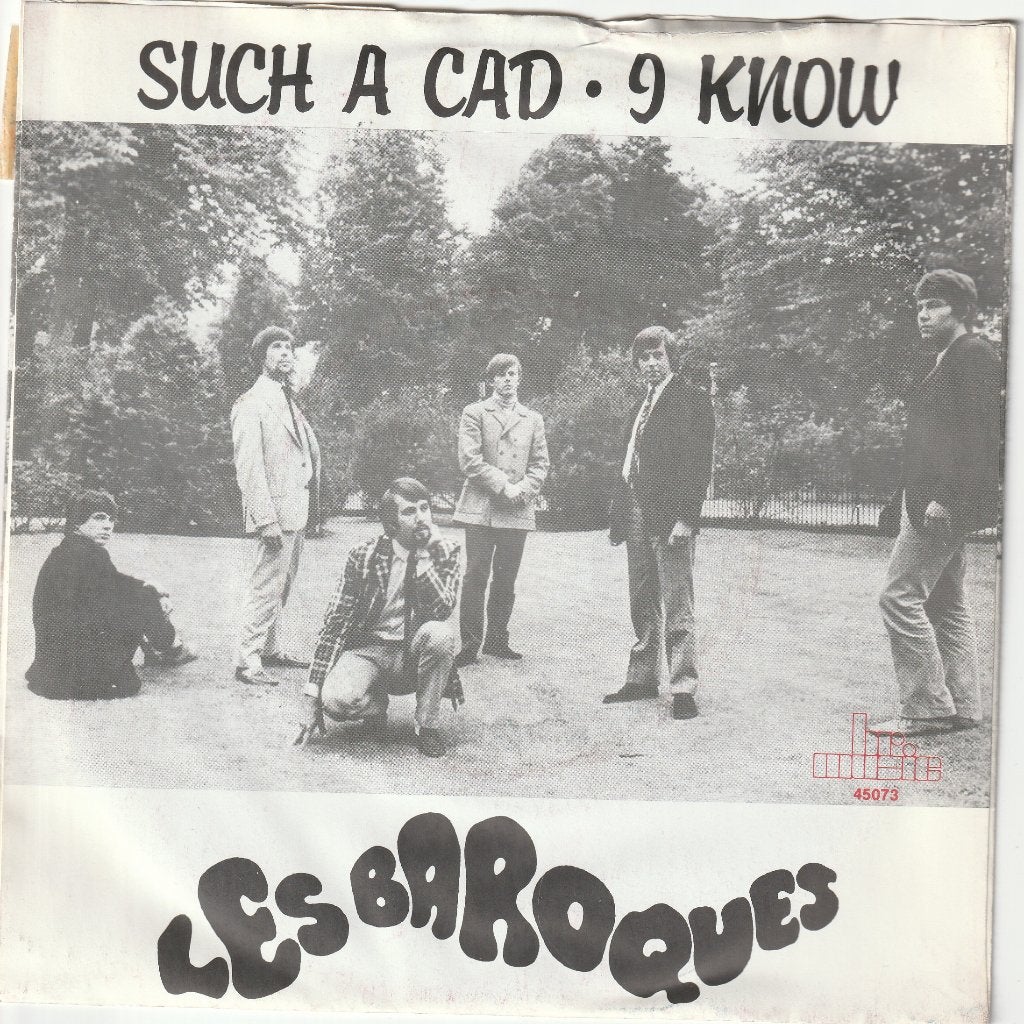 Les Baroques – Such A Cad & I Know DUBBELHIT nederbeat 60s, Ophalen, Gebruikt, Pop