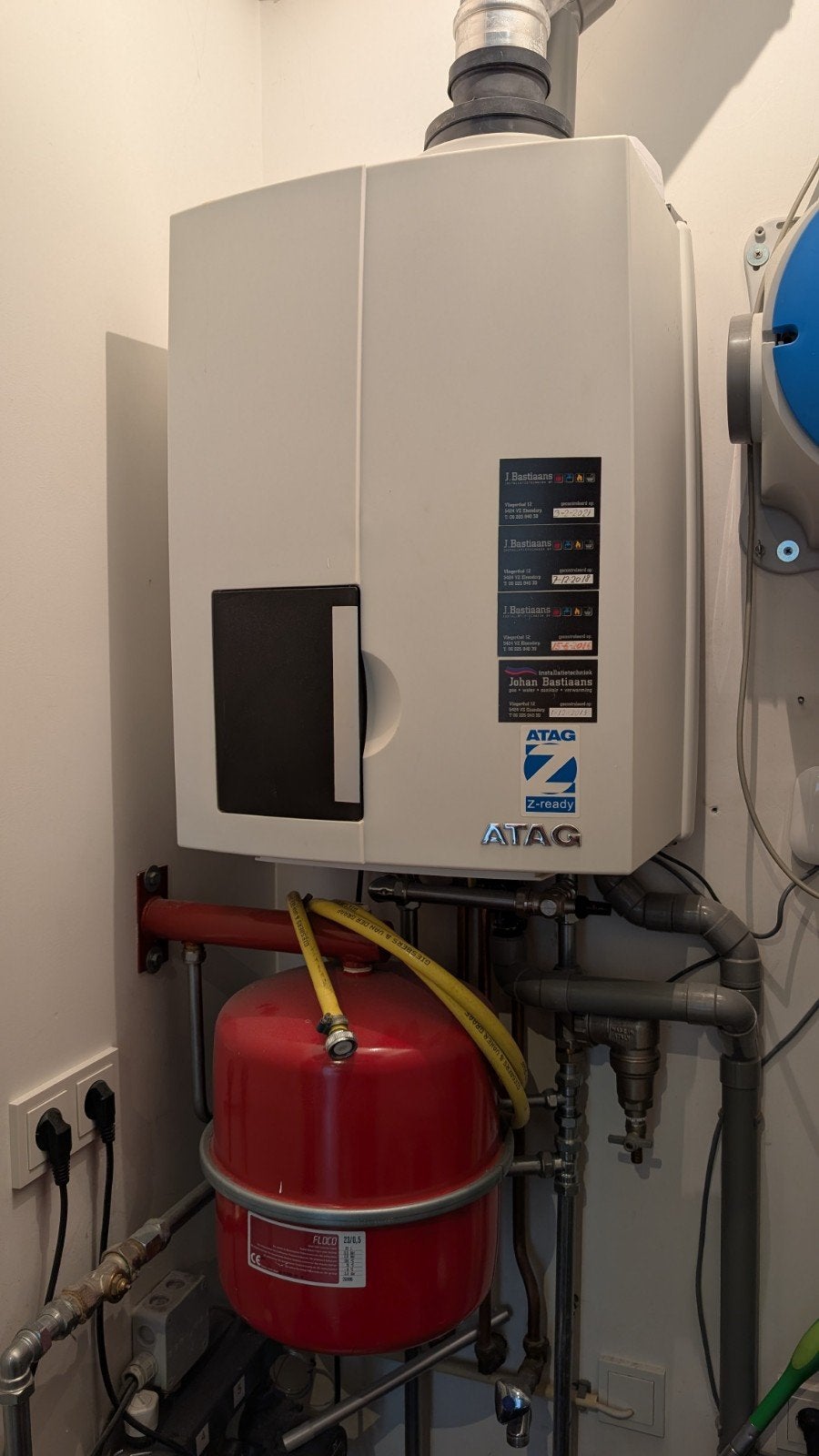 ATAG E325C CV-ketel, Model 2010 - Betrouwbare Verwarming, Ophalen, 30 tot 80 cm, Gebruikt, Hoog rendement (Hr)