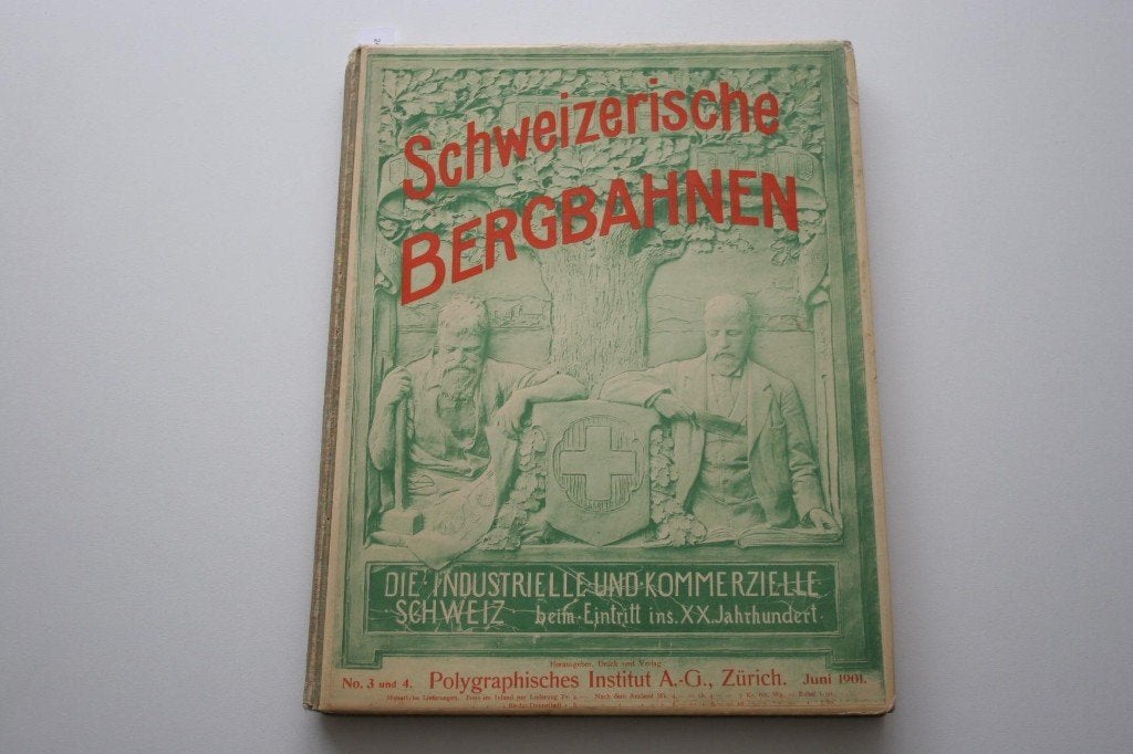 Schweizerische Bergbahnen (1901!), Verzamelen, Ophalen of Verzenden, Gebruikt, Trein, Boek of Tijdschrift