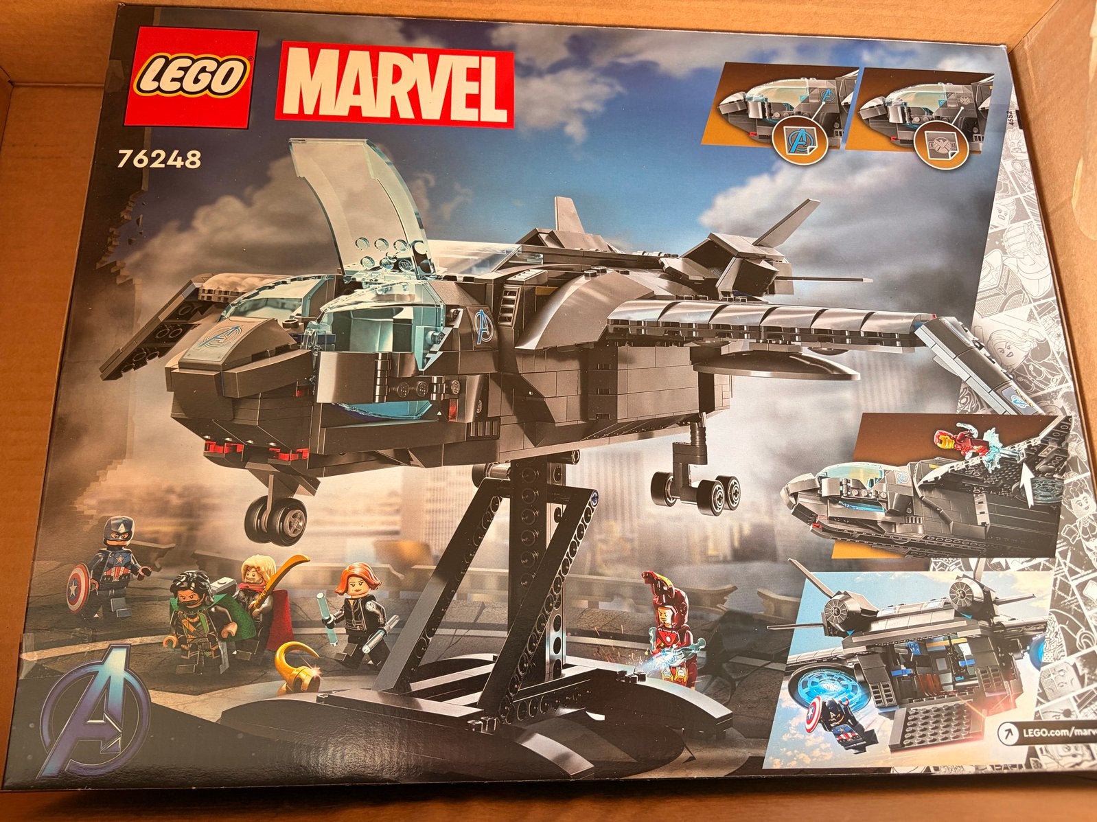 LEGO Marvel Avengers Quinjet (76248) - Nieuw in doos, Ophalen of Verzenden, Nieuw