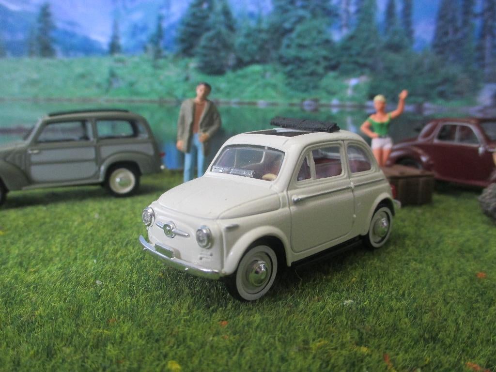1/43 Fiat 500 - Solido, Ophalen of Verzenden, Zo goed als nieuw, Auto, Overige merken