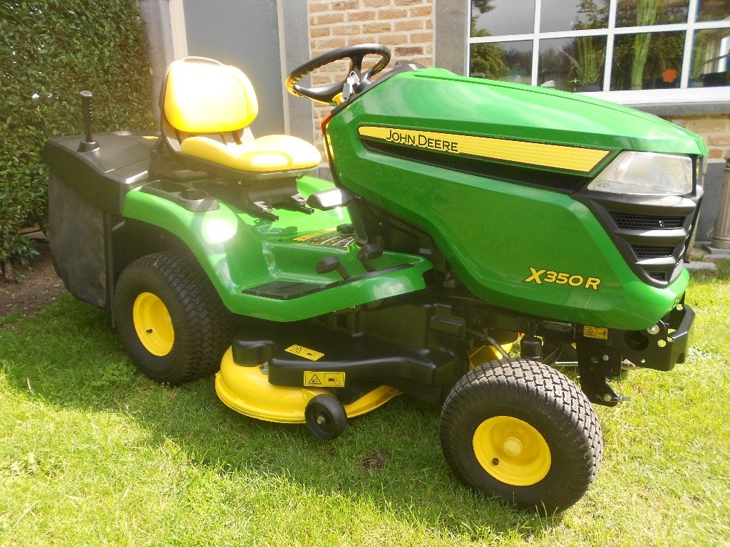 Kwaliteit zitmaaier John Deere X350R met ALLE opties 101 H., Ophalen, John Deere Honda Iseki Husqvarna Kubota Yanmar, Nieuw, 90 tot 120 cm