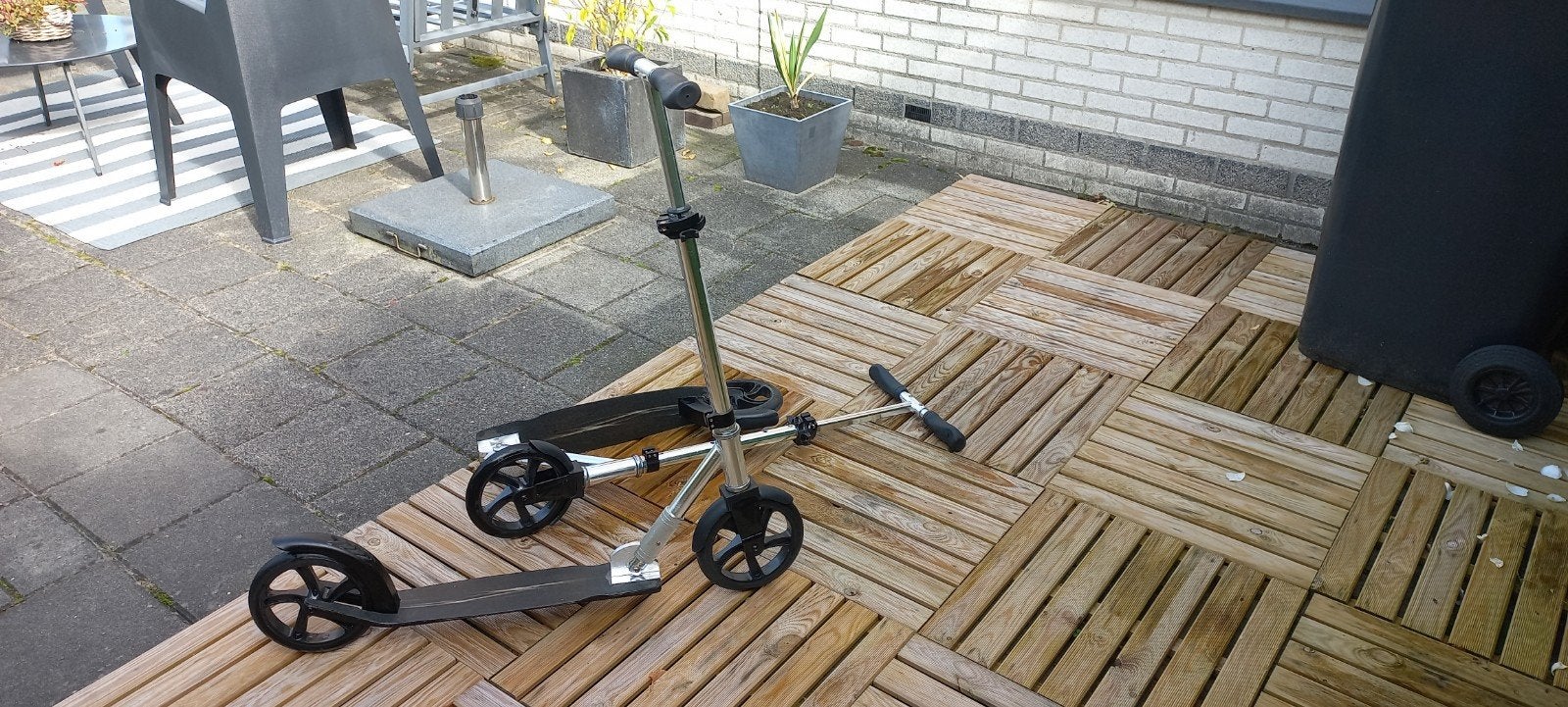 Opvouwbare steps met grote wielen (200mm), Fietsen en Brommers, Ophalen, Gebruikt, Gewone step, Onbekend
