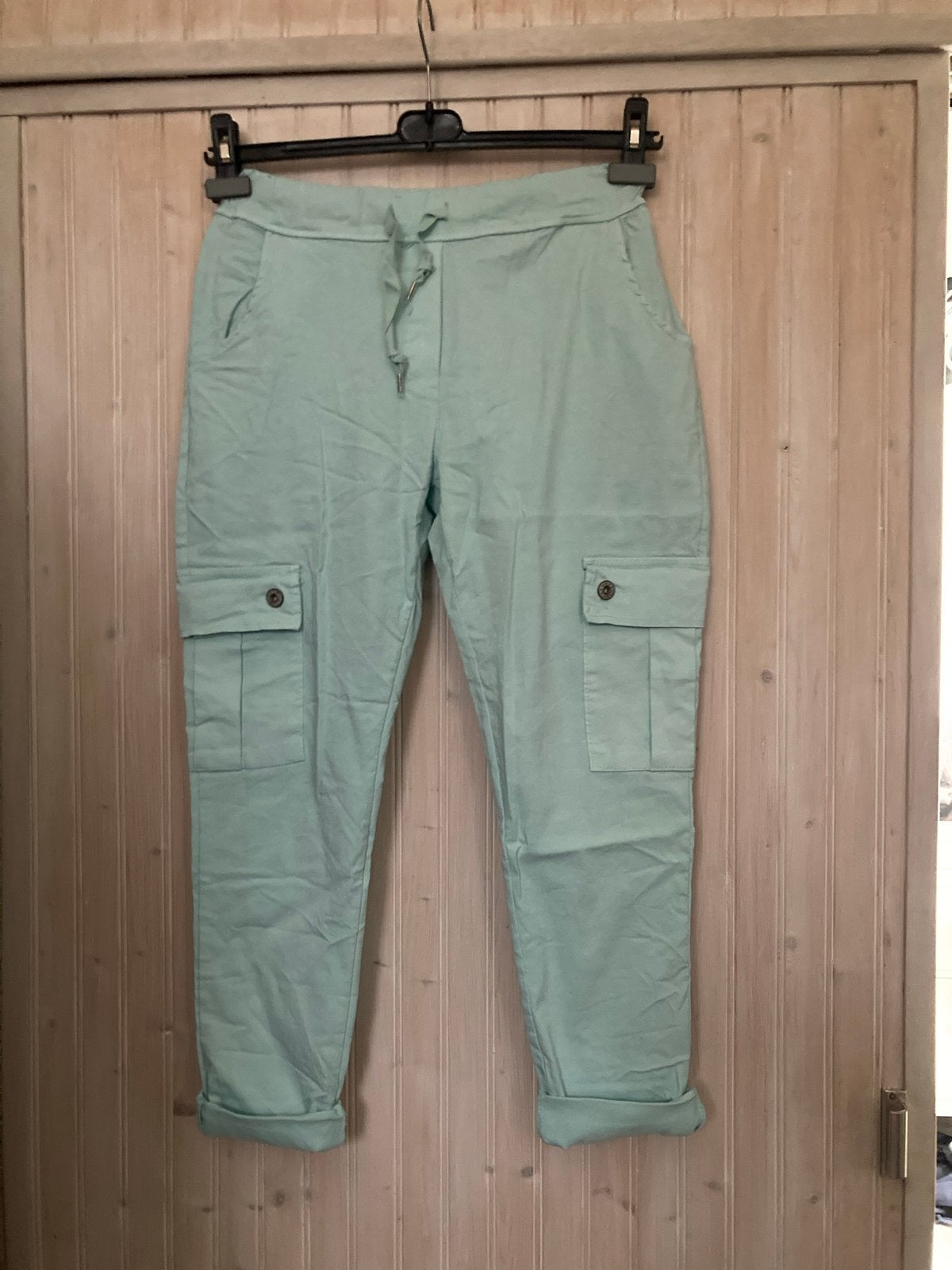 Nieuwe cargo zomerbroek mintgroen 40-44, Maat 42/44 (L), Nieuw, Ophalen of Verzenden, Lang