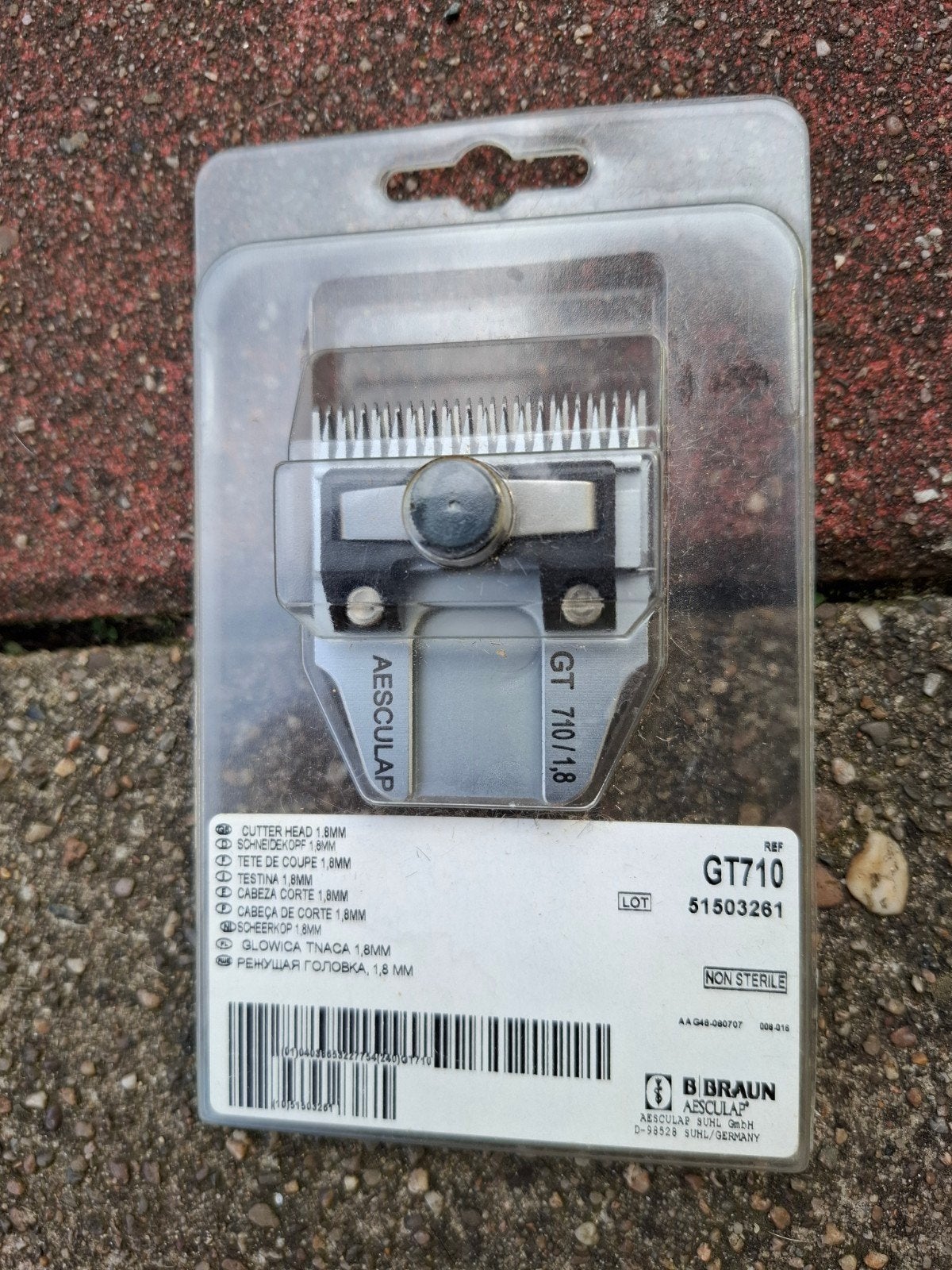 qesculap scheerkop 1,8 mm, nieuw in de verpakking, Ophalen