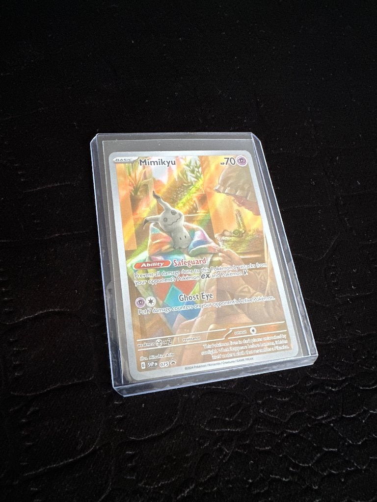 Mimikyu 075 promo, Ophalen of Verzenden, Zo goed als nieuw, Losse kaart, Foil