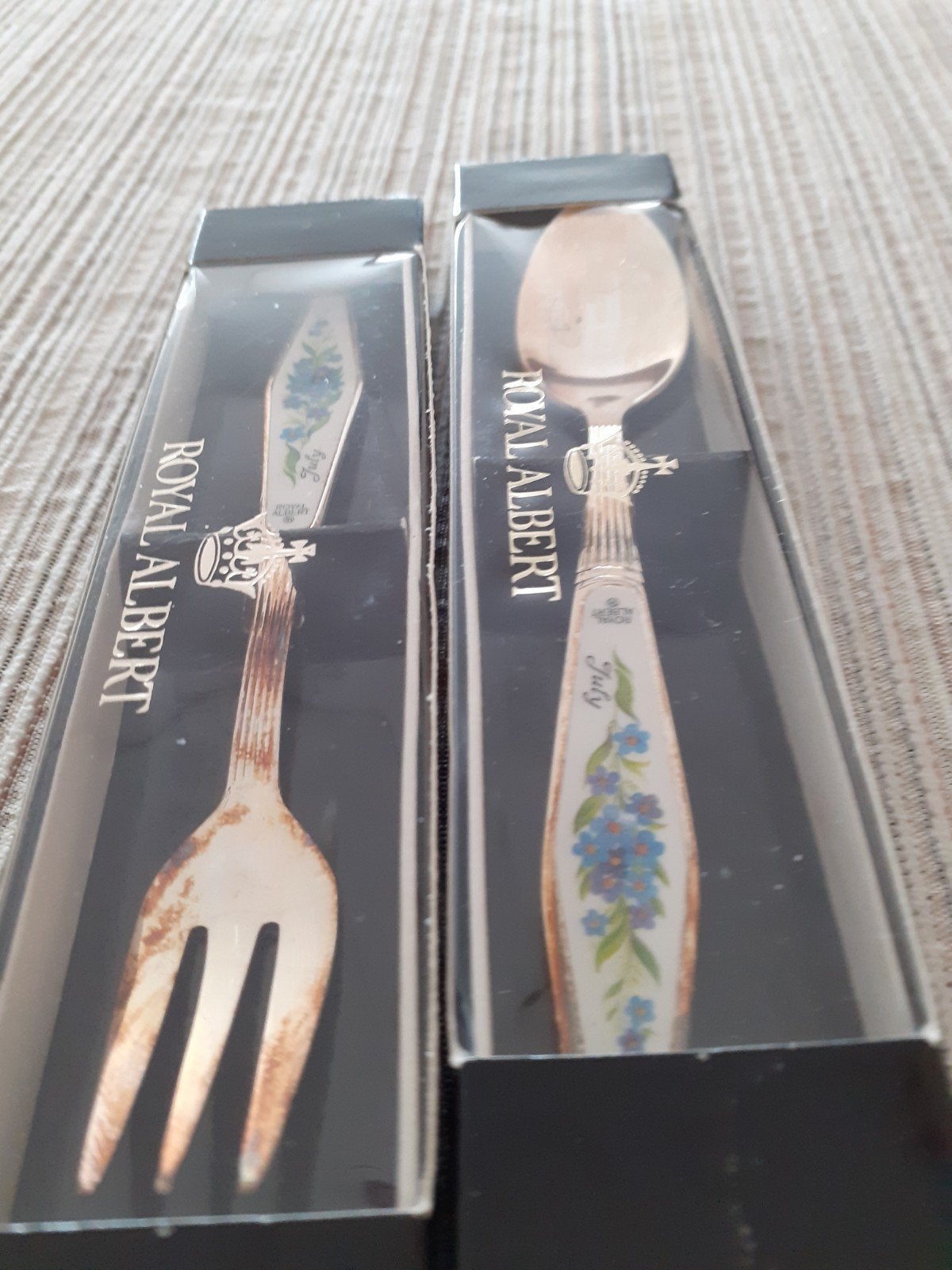 ROYAL.ALBERT VORKJE PLUS LEPELTJE, Ophalen of Verzenden, Nieuw, Rvs of Chroom